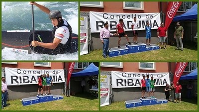 Catro medallas para os Teixugos na 4� Copa Galega de Promoci�n de Sl�lom