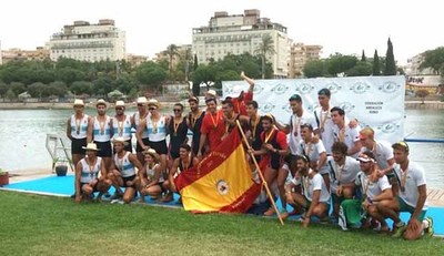 Grandes resultados del Club Remo do Mio-Seta en el Campeonato de Espaa de remo olmpico celebrado en Sevilla