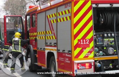 Unha persoa ferida nun choque mltiple en Tomio