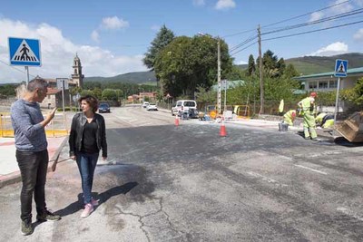 A Deputacin traballa xa na instalacin dos redutores de velocidade do plan mvese no Concello de Tomio