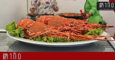 Milleiros de comensais desfrutan da XXVII Festa da Langosta durante o seu da grande