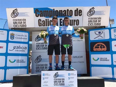 Mario e Ral proclamanse Campins de Galicia de Enduro e Pablo vence en Teis 