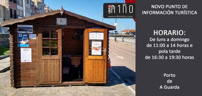 A Guarda brinda informacin turstica na zona portuaria