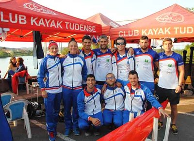 El Kayak Tudense a por todas en el Campeonato de Espaa de Invierno
