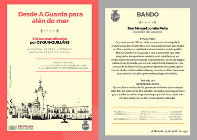 Visitas teatralizadas para coecer a historia mais recente da Guarda