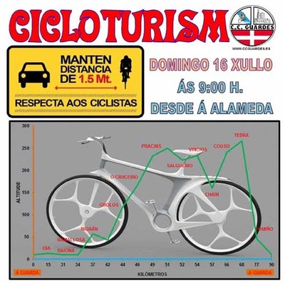 Salida del Club Ciclista Guards este domingo 16 de julio