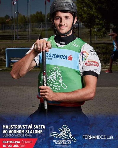 Lus Fernndez, do Deportivo Mio Teixugos, stimo no Campionato do Mundo Sub-23