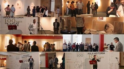 A mostra -Viaxando pola historia, cen anos do MASAT- xa se pode visitar na Casa dos Alonso