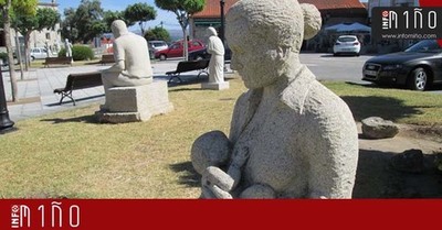 Especial - Exposicin de esculturas en la Plaza del Calvario de O Rosal