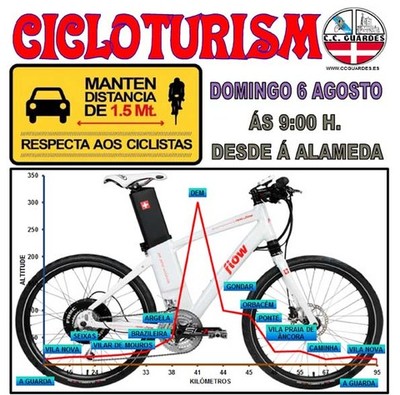 Salida del Club Ciclista Guards este domingo 6 de agosto