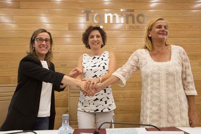 Va libre  construcin da nova avenida que rodear o ncleo do Seixo en Tomio