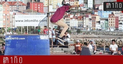 Especial - Skaters desafiaron al viento en A Guarda en el Galifornia Beat 2017