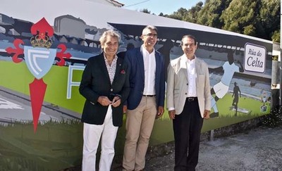 Abel Caballero, Carlos Mourio e Antonio Lomba inauguran a ra Vigo e ra do Celta 