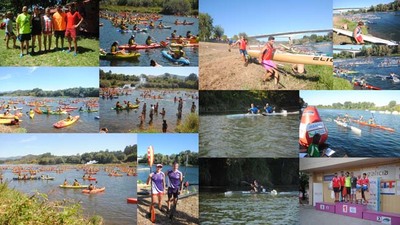 El Descenso del Mio registr la mayor participacin de su historia, con ms de 400 barcos y 550 palistas