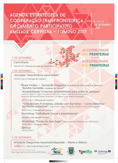 Cerveira e Tomio promovem -Acessibilidade sem Fronteiras-