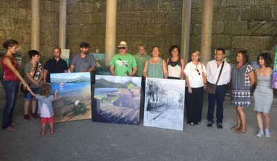 Participacin rcord na 5 edicin do Certame de Pintura Antonio Fernndez en Goin