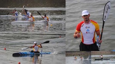 El palista tudense Roi Rodrguez alcanza la final del mundial de k-1 1.00 metros