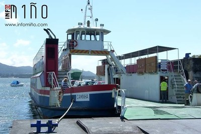 Horario semanal do ferry A Guarda ? Caminha  do martes 29 de agosto ao domingo 3 de setembro