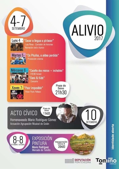 Contina a programacin de actividades das Festas do Alivio en Tomio