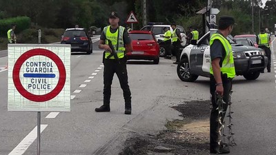 La Guardia Civil realiza un control antiterrorista en Tomio