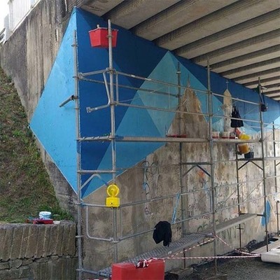 Oia convida a participar no pintado dun mural este mrcores