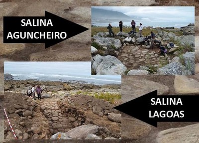 Intervencin arqueolxica nas espectaculares salinas romanas descubertas este ano en Viladesuso e Mougs en Oia
