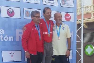 El guards Manuel Flores Cerqueira, Campen Gallego de Media Marathn