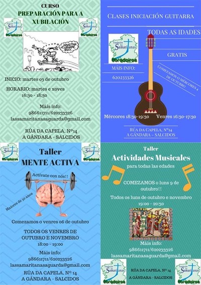 Novas actividades para os vindeiros meses na Fundacin As Samaritanas de A Guarda