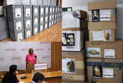 A Deputacin de Pontevedra entrega mis de 43.000 pezas ao Museo Arqueolxico do Santa Trega da Guarda