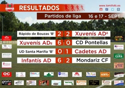  Infants AD e Xuvens AD -B- debutan goleando