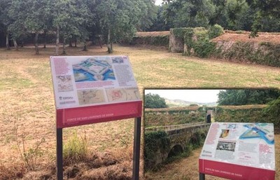 O Concello de Tomio instala paneis interpretativos na Fortaleza de Goin