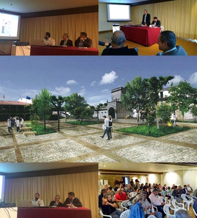 O estudo de mobilidade para O Rosal propn peonalizar a Praza do Calvario e convertila no corazn dunha rede peonil