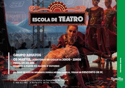 O 17 de outubro incianse as clases da Escola de Teatro Municipal de Tomio