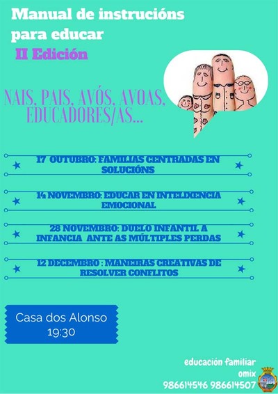 Derradeira cita do ciclo de charlas -Manual de instrucins para educar- na Guarda