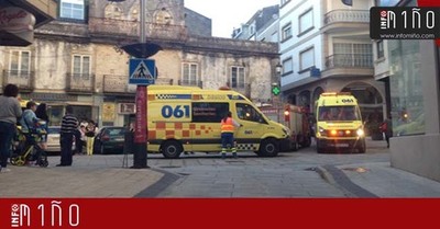 Mobilizan un helicptero para asistir dous pens atropelados na Guarda