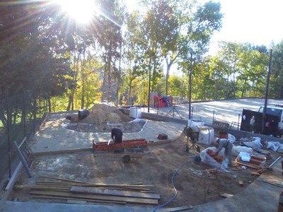 O CEIP Barrantes do Concello de Tomio comeza as obras de remodelacin do seu patio