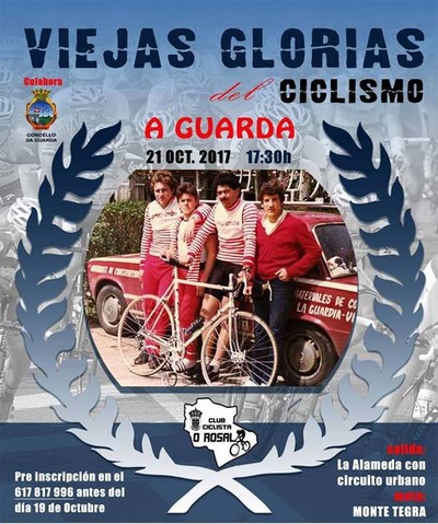 Viejas Glorias del ciclismo se darn cita este sbado en A Guarda