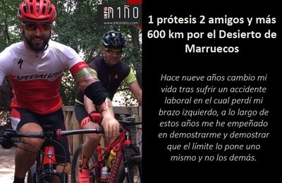 El joven de O Rosal Christian Silva participar en la Titan Desert 2018