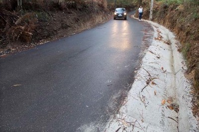 O Concello de Tomio leva a cabo unha nova obra de asfaltado en Sobrada
