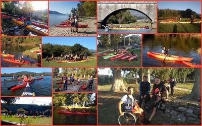 O Rosal acolleu a I Ruta Tamuxe-Mio en kayak de mar