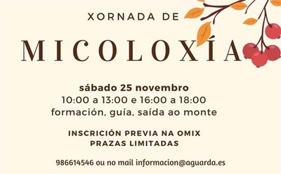 A OMIX da Guarda organiza unha xornada de micoloxa 