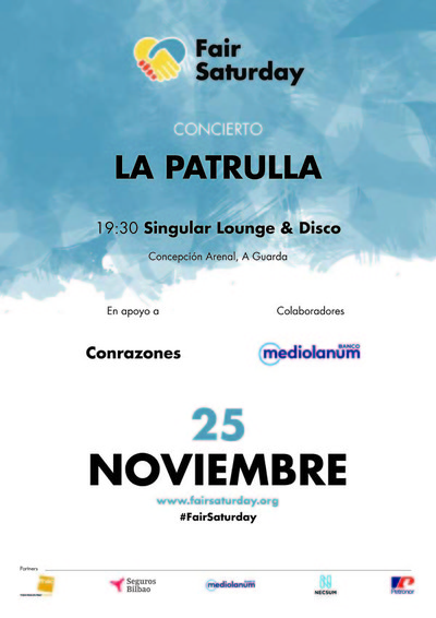 Fair Saturday, patrocinado por Banco Mediolanum, organiza un evento solidario en A Guarda para apoyar la asociacin Conrazones