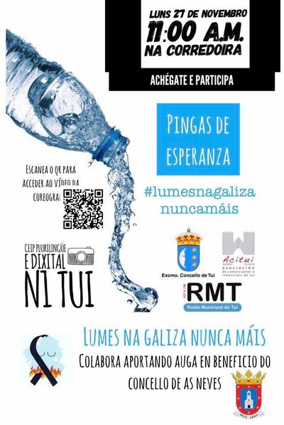 Flashmob solidario este luns en Tui