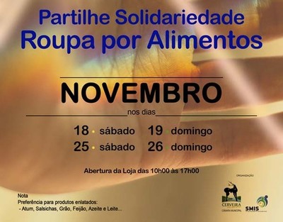 -Partilhe Solidariedade: Alimentos por Roupa- no Terreiro de Cerveira
