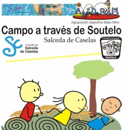 Mis de 150 rapaces e rapazas de Tomio corrern o -Campo a travs de Soutelo-