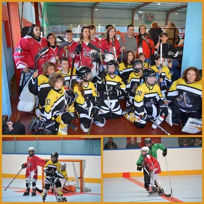 Excelente participacin de A Guarda Hockey Lia na sede inaugural da liga