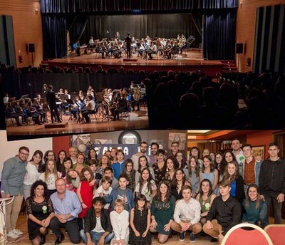 Gran acollida do tradicional concerto de Santa Ica da Agrupacin Musical de Goin