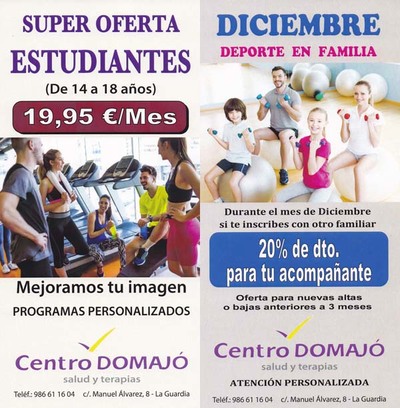 Practica deporte en familia en el Centro Do-Majo de A Guarda