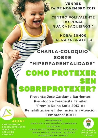 Charla-Coloquio sobre hiperparentalidade este venres no Rosal