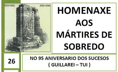 Homenaxe aos Mrtires de Sobredo este domingo en Guillarei - Tui